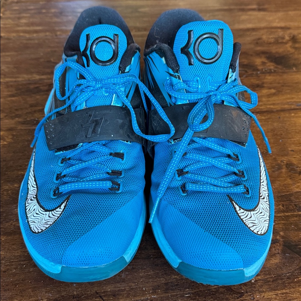 Nike Blue KD Athletic basketball Sneakers